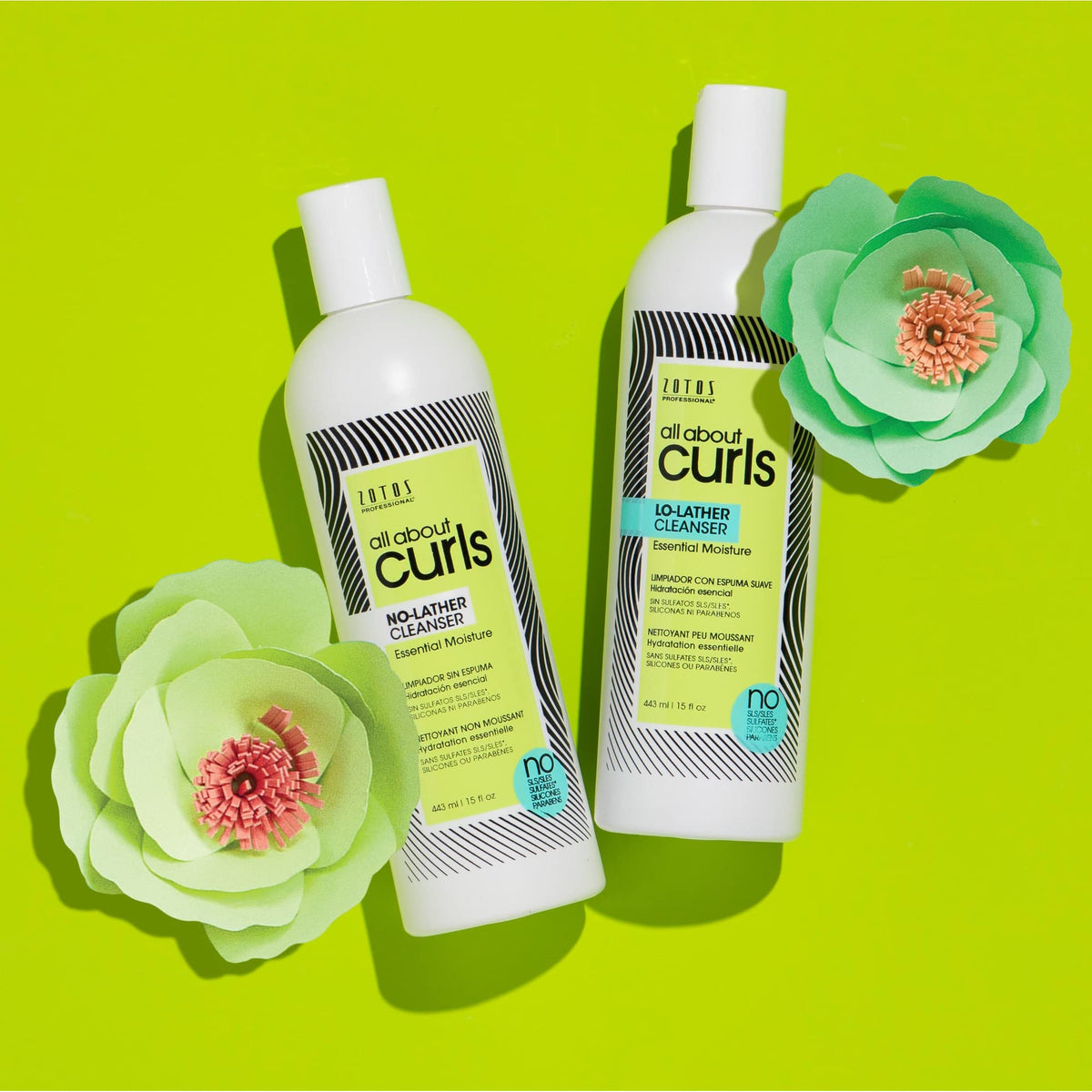 ALL ABOUT CURLS used on coily hair showing moisture and reduced frizz