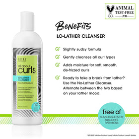 ALL ABOUT CURLS pump top close-up for easy dispensing and control