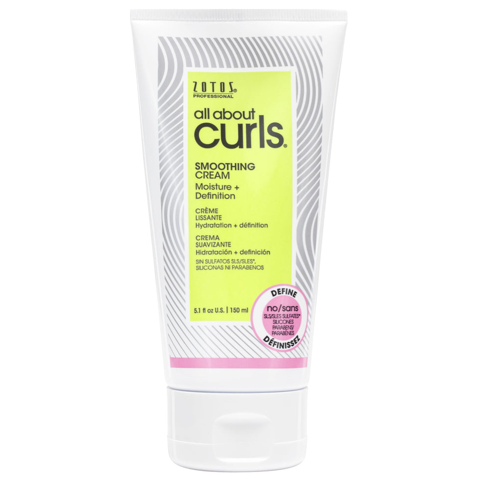 All About Curls front bottle view showing product and benefits