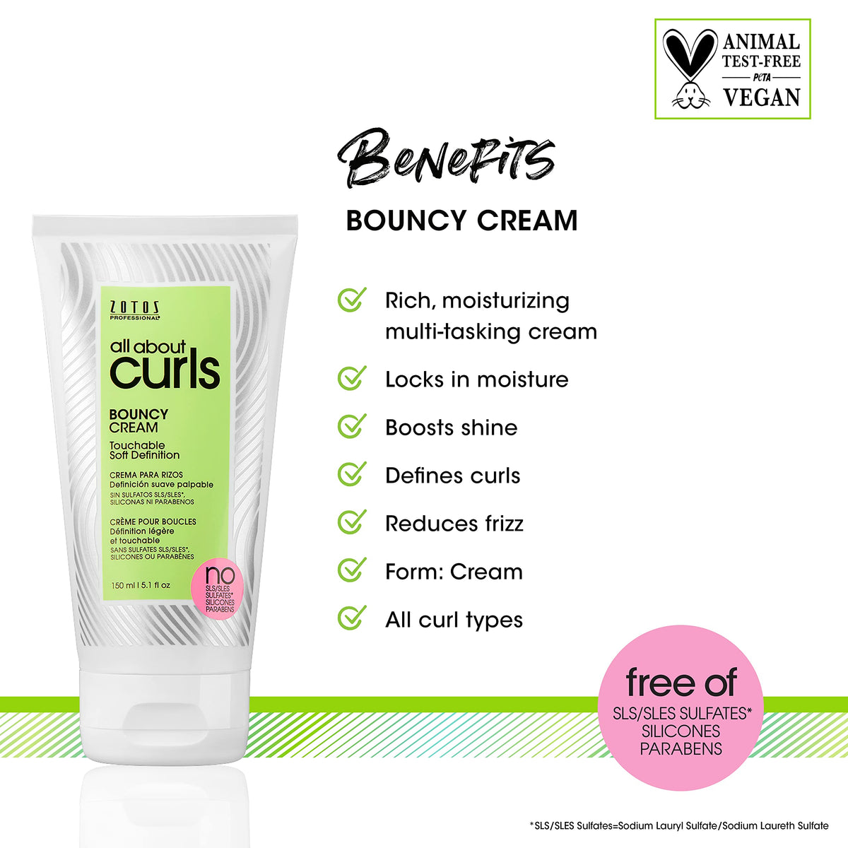 ALL ABOUT CURLS cream texture close-up highlighting smooth, moisturizing formula