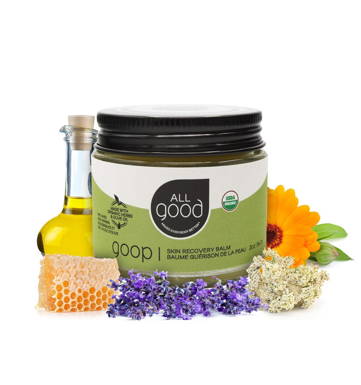 All Good Goop front tin showing clean packaging and portable size benefit