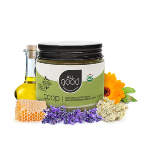 All Good Goop front tin showing clean packaging and portable size benefit