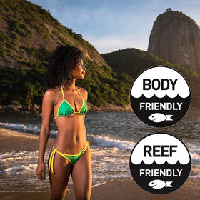 All Good Sunscreen on beach scene ideal for active outdoor use