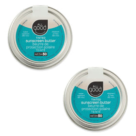 All Good front packaging showing SPF 50+ and benefits