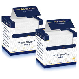 ALL- LUCKY front packaging showing 100-count and XL size benefits