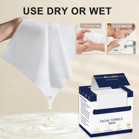 ALL- LUCKY individually wrapped towel demonstrating hygienic portability