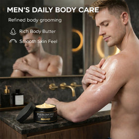 Allaura Beauty packaging in lifestyle scene conveying daily grooming routine benefit