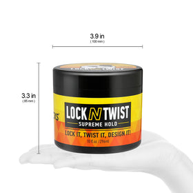 AllDay Locks applied on hair while twisting for neat definition and hold