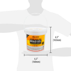 AllDay Locks being applied with hands to show moisturizing holding action