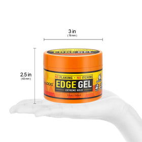 AllDay Locks applied to hairline demonstrating edge control and sleek, frizz-free finish
