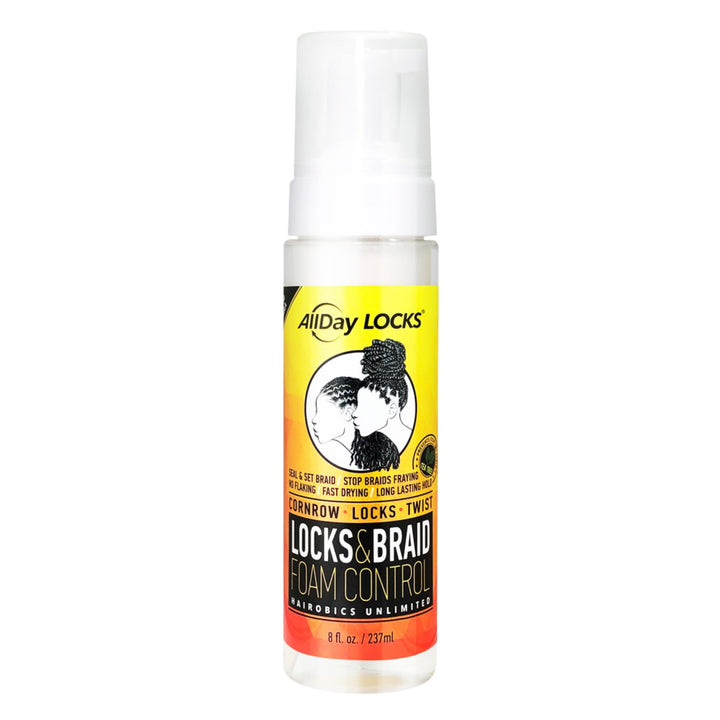 AllDay Locks front bottle showing label and compact 8 oz size for easy storage