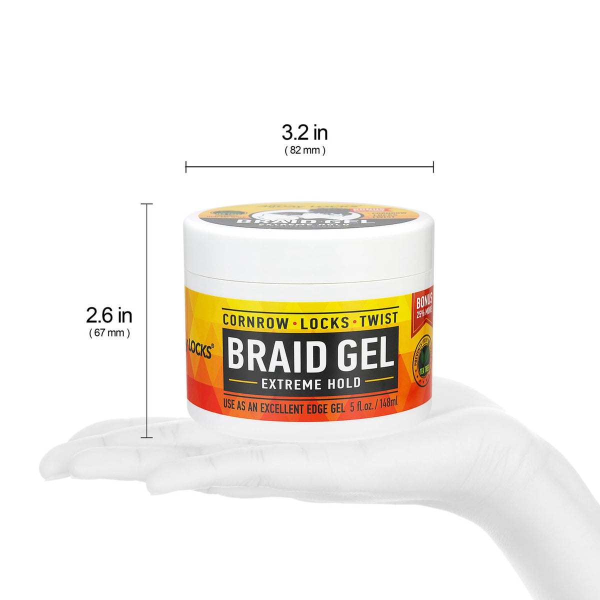 AllDay Locks gel applied with fingers, demonstrates easy application and control