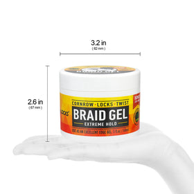AllDay Locks gel applied with fingers, demonstrates easy application and control
