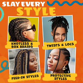 AllDay Locks ingredient label close-up showing natural extracts and glycerin benefits