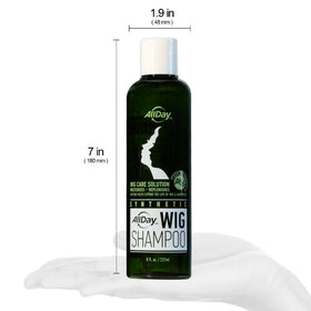 AllDay Locks pouring gentle cleanser into basin for easy application