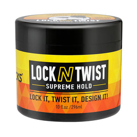 AllDay Locks jar front view showing product branding and strong-hold gel benefits
