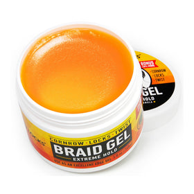 AllDay Locks open jar texture close-up, shows smooth non-flaky formula for shine