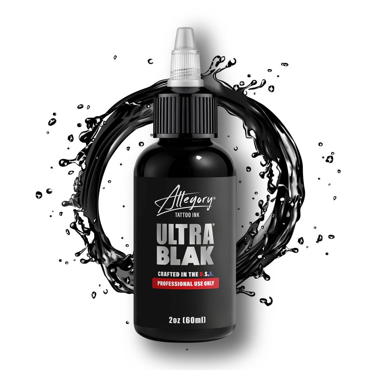 Allegory Ultra BLAK close-up of pigment texture showing smooth consistency