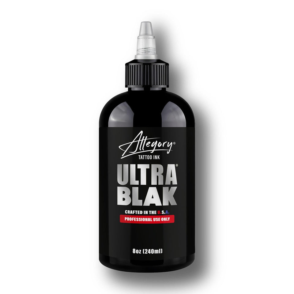 Allegory Ultra BLAK front packaging showing label and capacity benefit