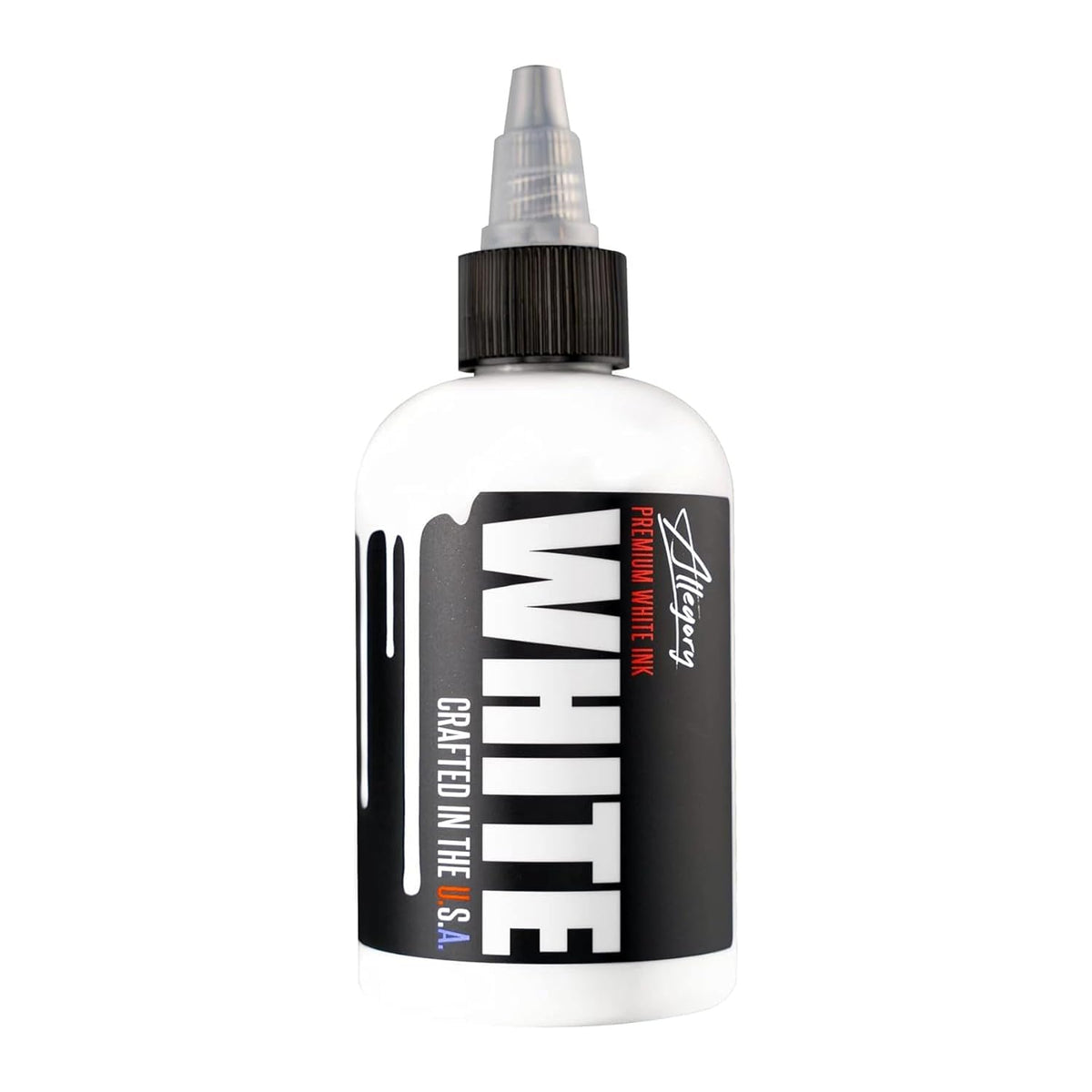 Allegory white front bottle showing clear packaging and professional presentation