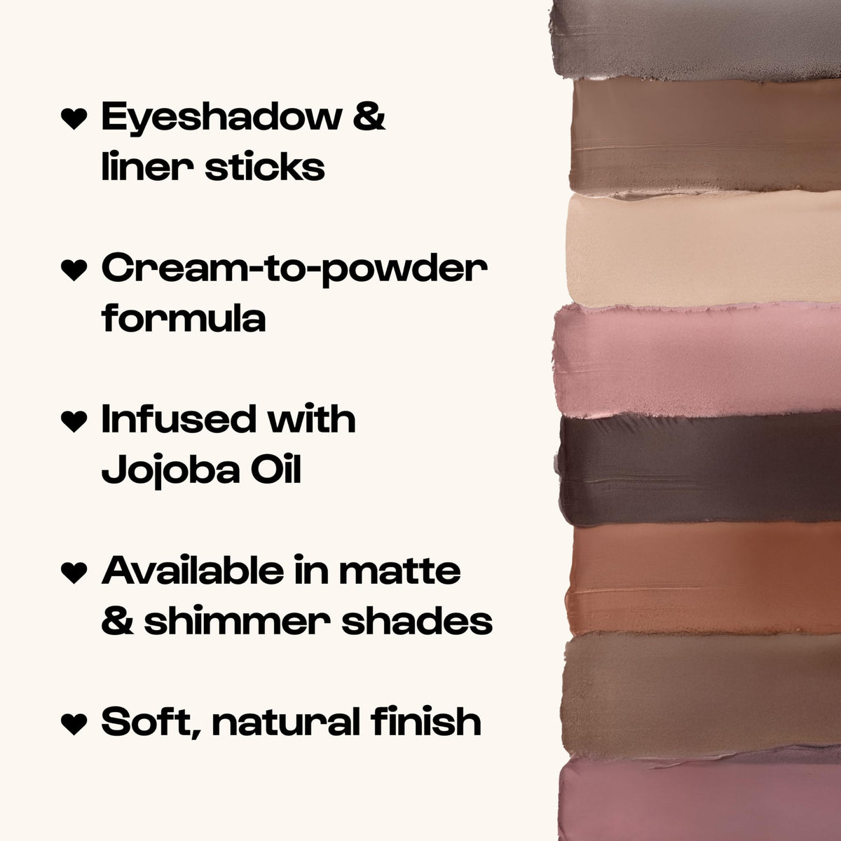 ALLEYOOP drawn as eyeliner on lash line showing precise definition and smudge-proof benefit