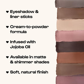 ALLEYOOP drawn as eyeliner on lash line showing precise definition and smudge-proof benefit