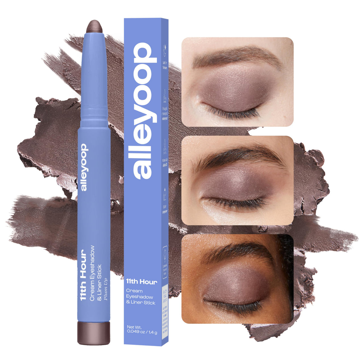 ALLEYOOP 11th Hour close-up of sharpened tip for precise eyeliner and easy application
