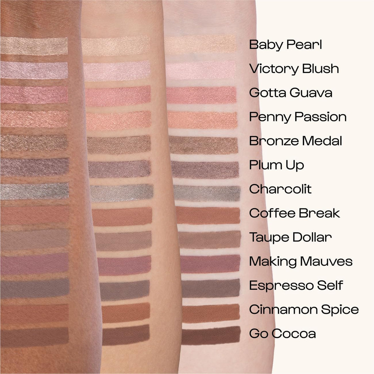 ALLEYOOP lineup of shades highlighting color variety and layering options
