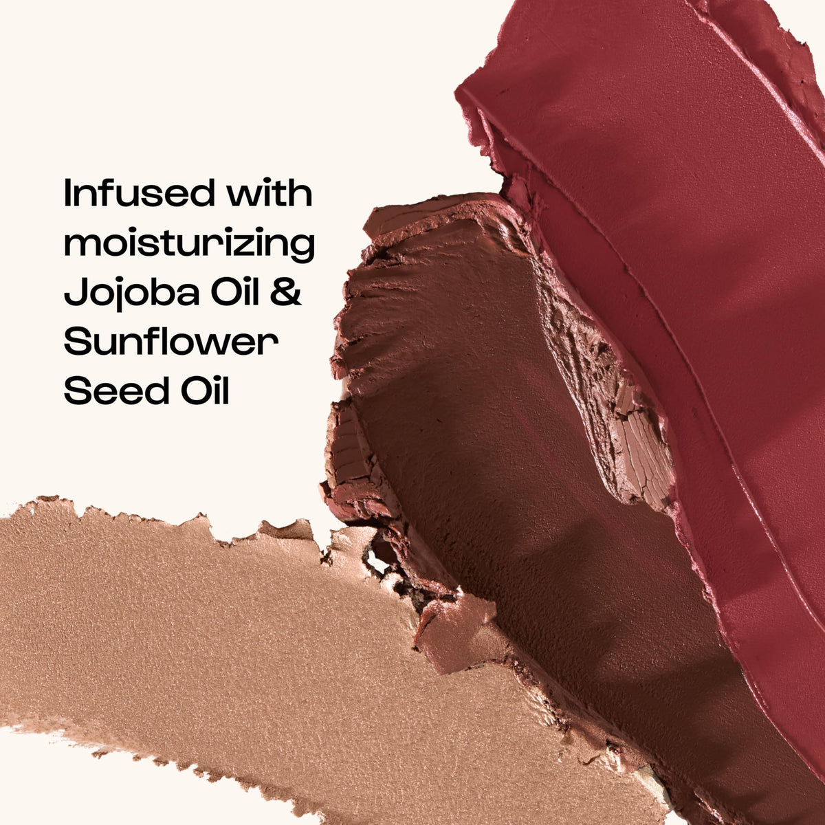 ALLEYOOP close-up cream texture showing blendable formula and dewy finish
