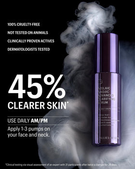 Allies of Skin bottle on bathroom shelf in natural routine setting