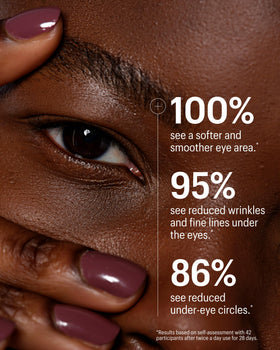 Allies of Skin applying cream on finger for precise under-eye use