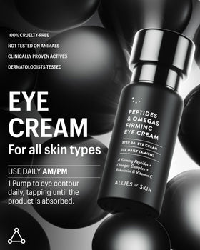 Allies of Skin ingredient label emphasizing clinical actives