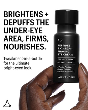 Allies of Skin cream texture close-up showing smooth hydration