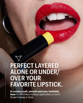Allies of Skin lip balm with avocado and sea buckthorn showing nourishing botanical benefits