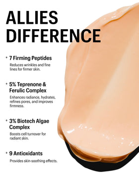 Allies of Skin in a morning sink scene suggesting easy daily routine use benefit