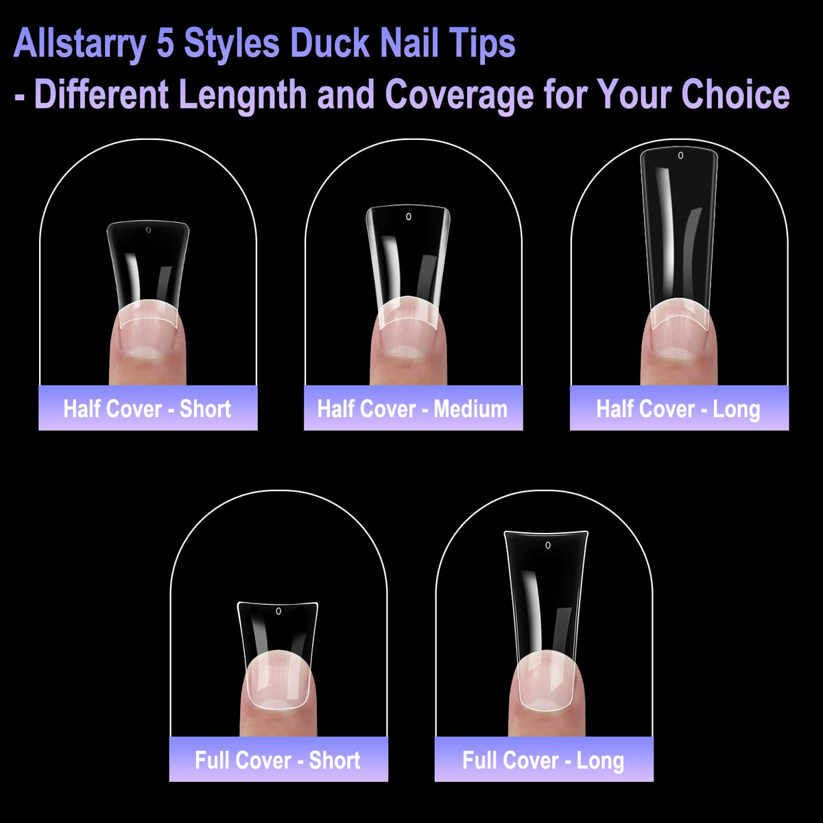 Allstarry salon DIY lifestyle shot of user applying duck tips for event-ready nails
