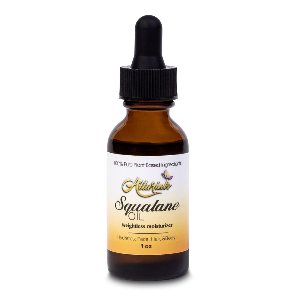 Allurials front bottle view showing clean label and 1 oz size for clarity
