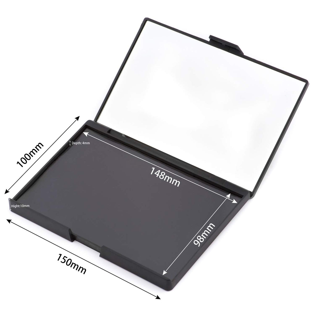 Allwon open palette with fifteen 1-inch metal pans organized neatly