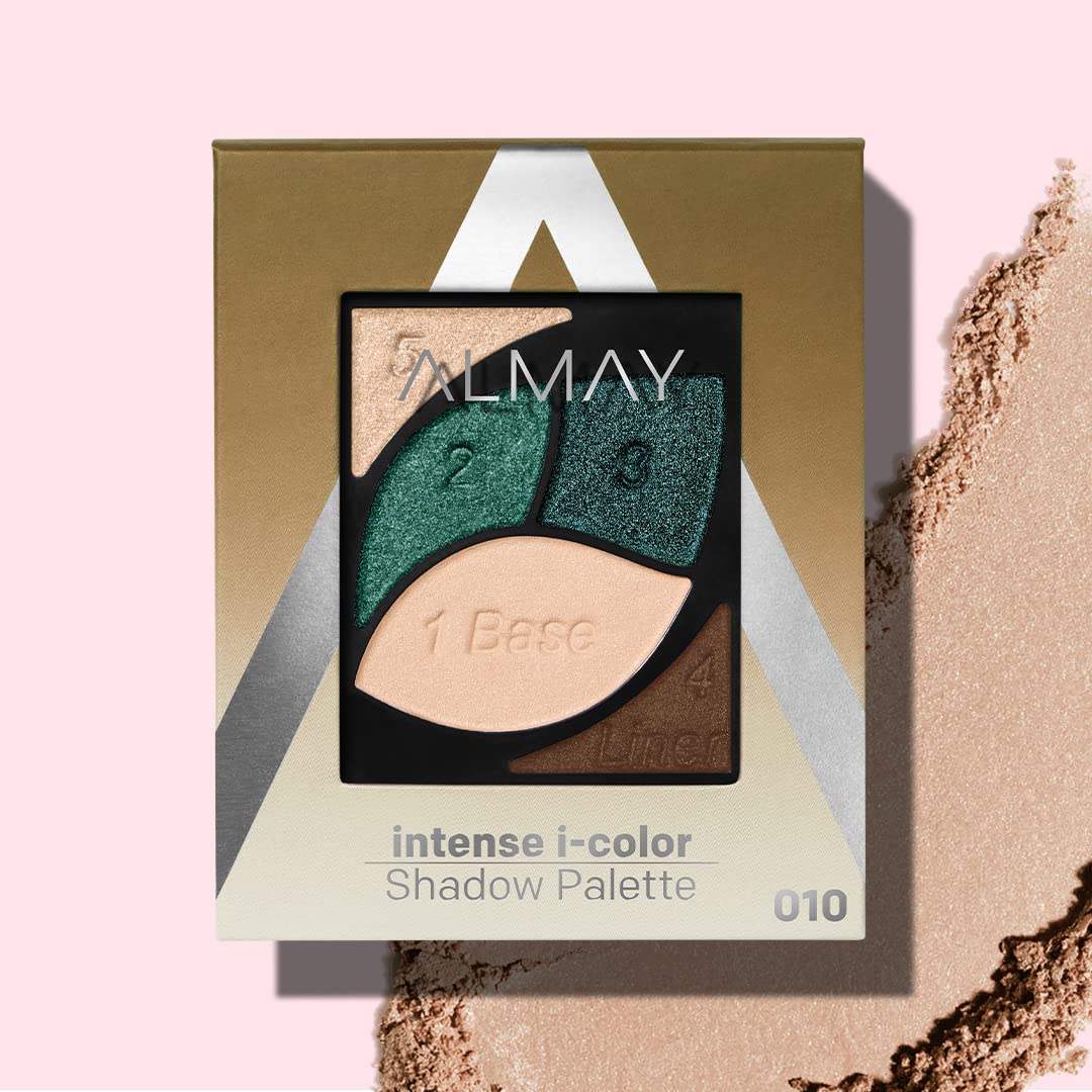 Almay step-by-step application diagram for quick makeup looks