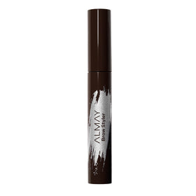 Almay Brow Styler front packaging showing dark brown tube and label benefits