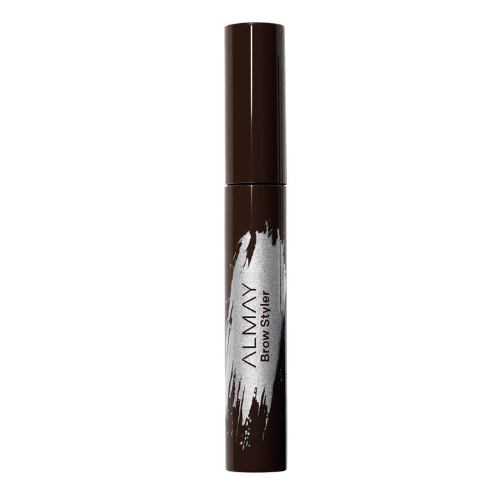 Almay Brow Styler front packaging showing dark brown tube and label benefits