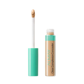 Almay front packaging showing product tube and label, clear coverage benefit