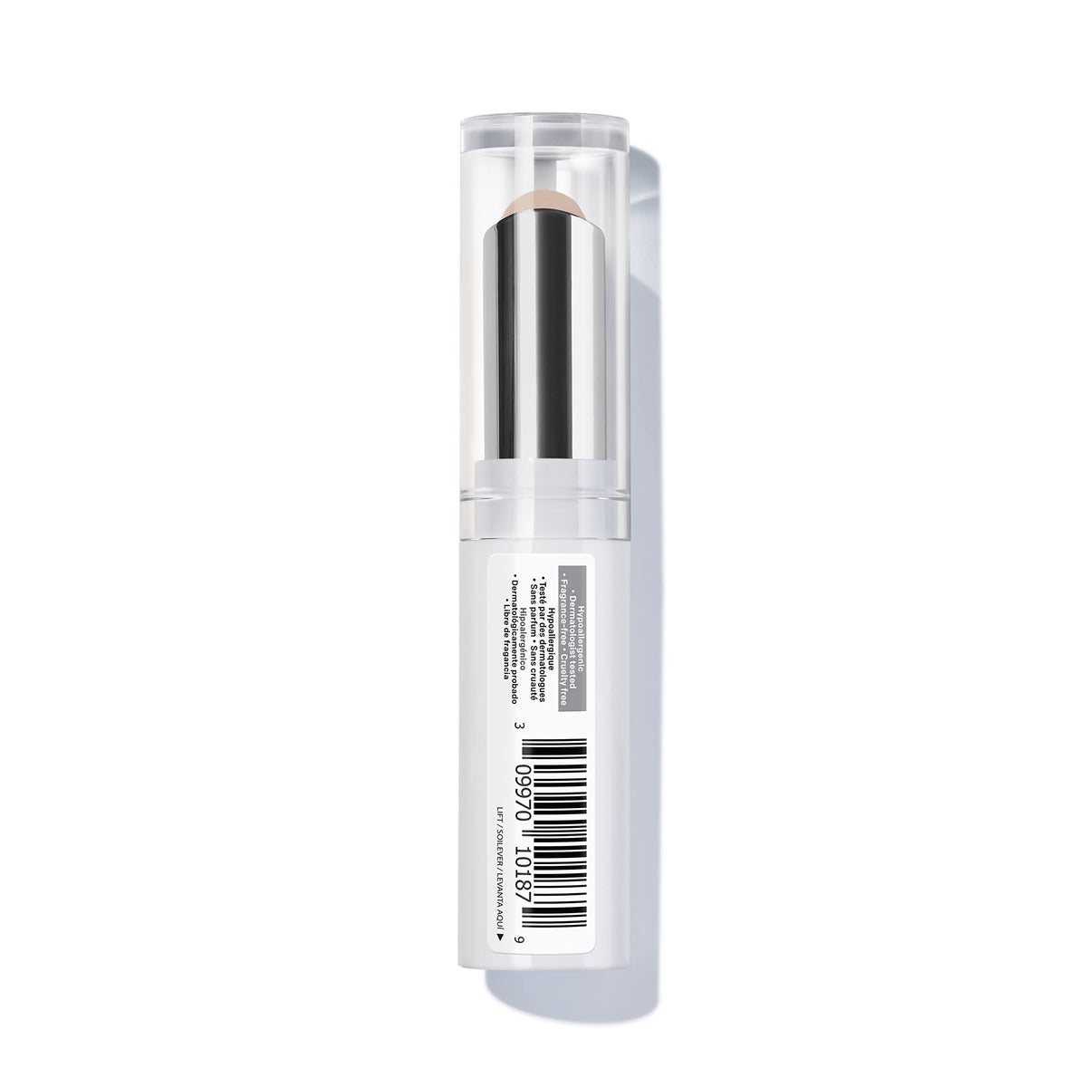 Almay concealer inside makeup bag in lifestyle setting for daily use
