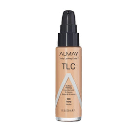 Almay bottle front view showing label and long-wear benefit
