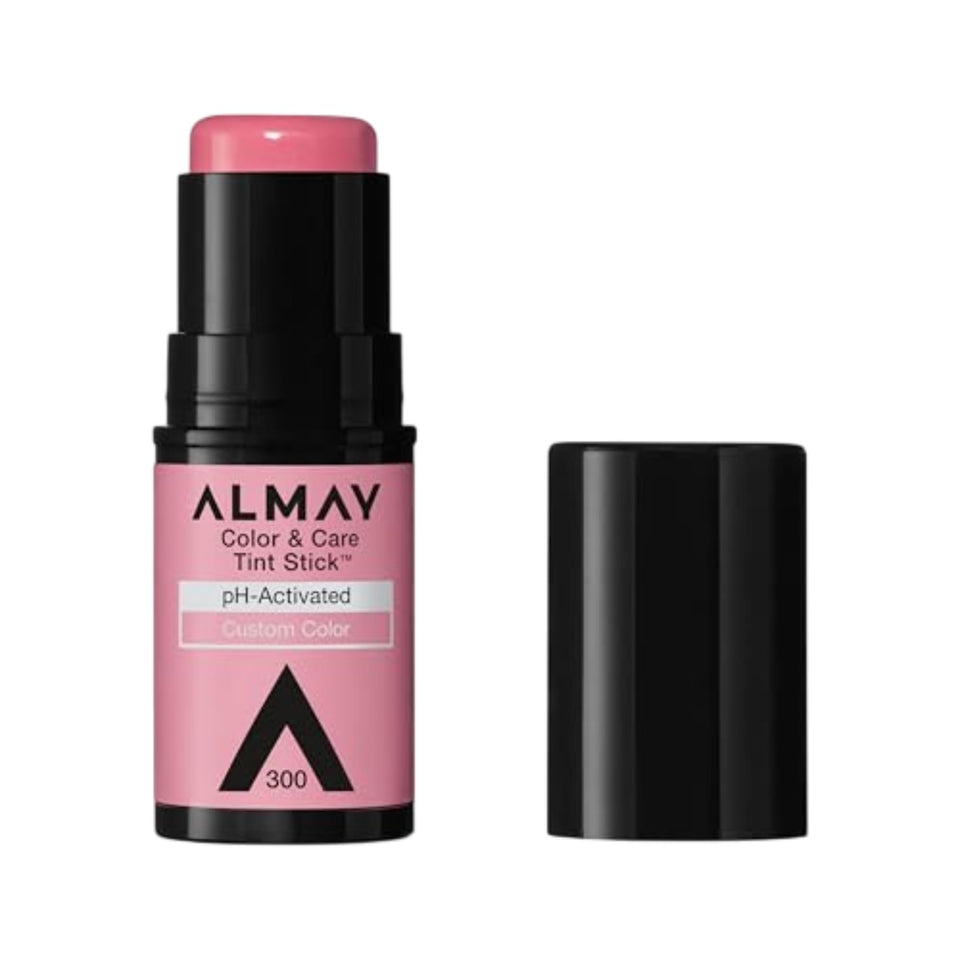 Almay front view of tint stick showing compact design and shade