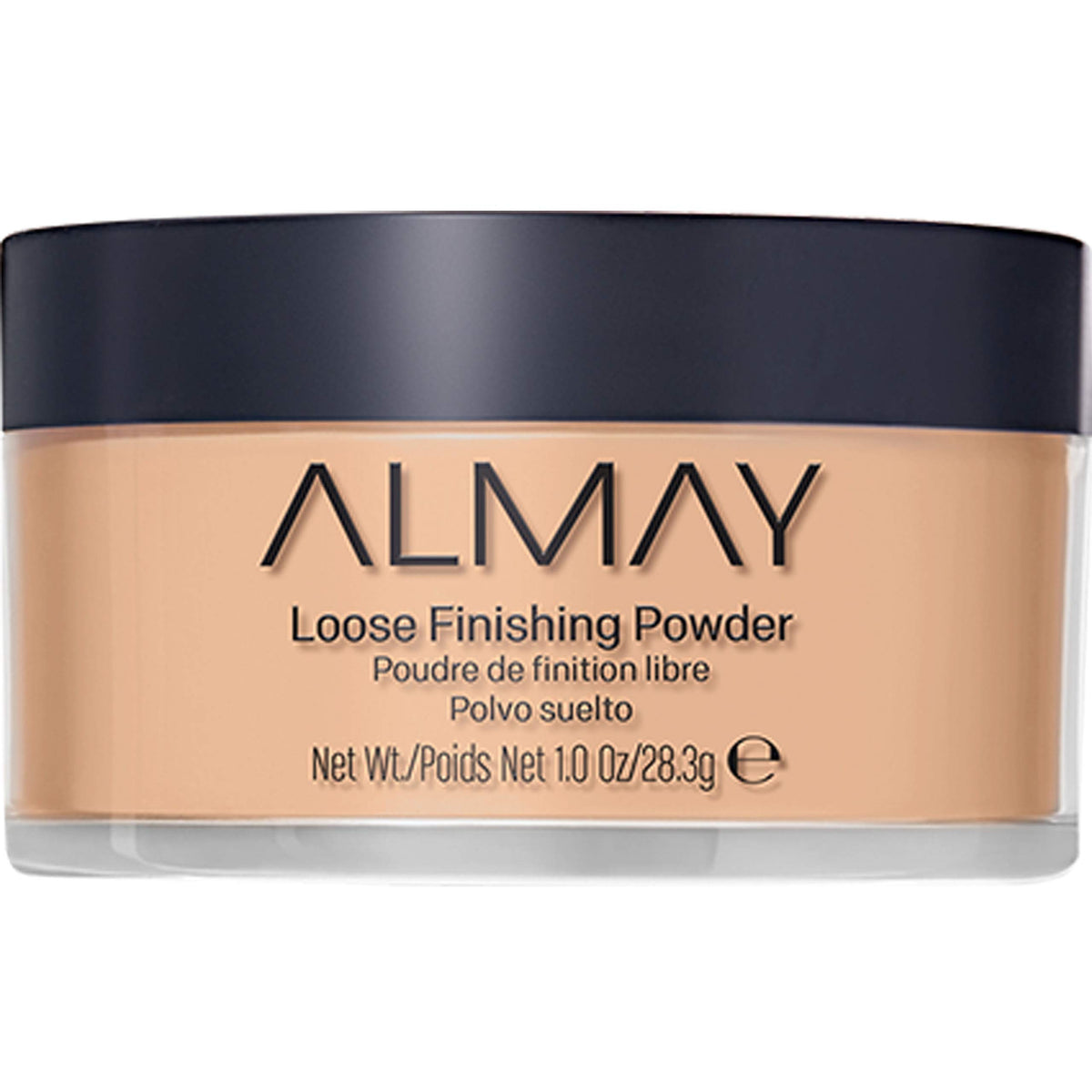 Almay jar front view showing label and clean matte finish