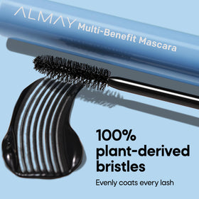 Almay mascara tube label detail highlighting hypoallergenic formula