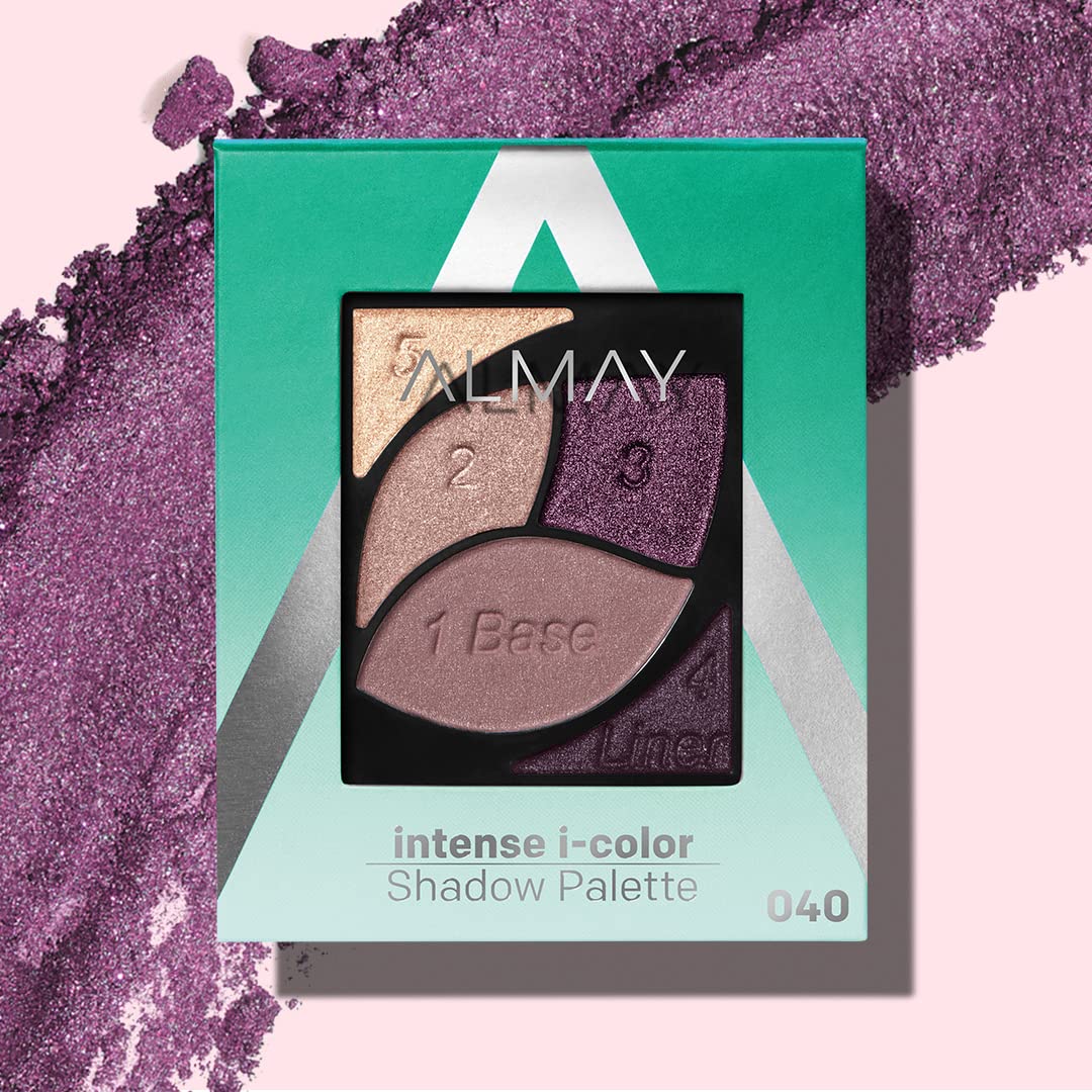 Almay palette inside a makeup bag showing travel-friendly compact for touch-ups
