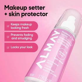 Almay texture on skin close-up showing hydrated, non-greasy finish