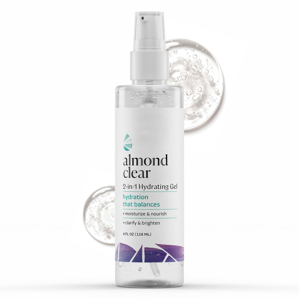 Almond Clear front packaging 4 oz shows product and label for clarity